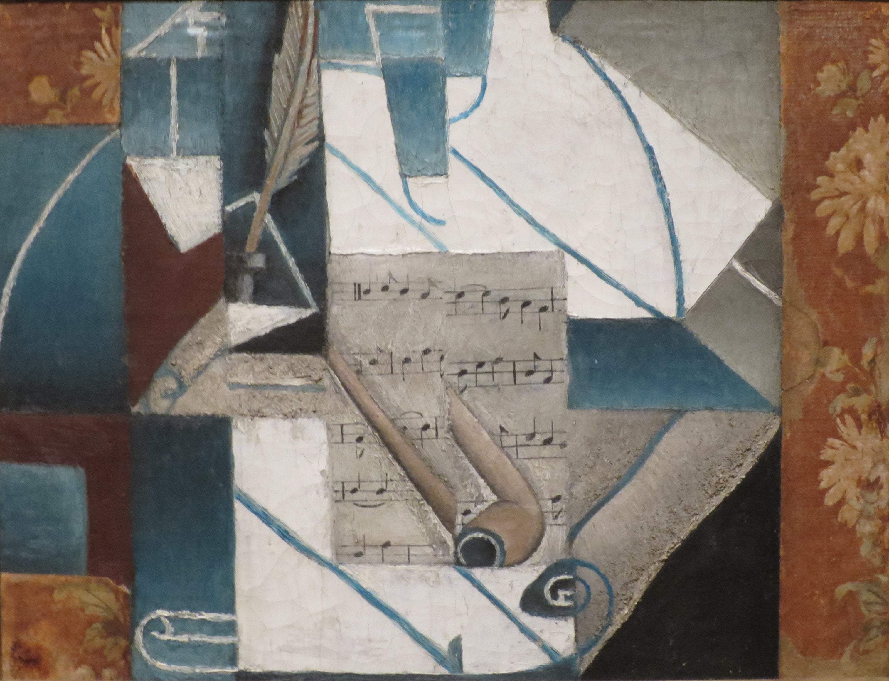 Feder und Pfeife - Juan Gris