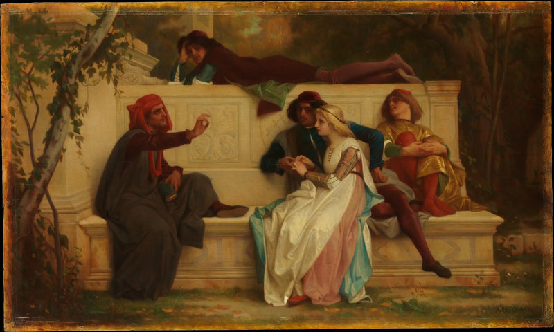 florentinischer Dichter - Alexandre Cabanel