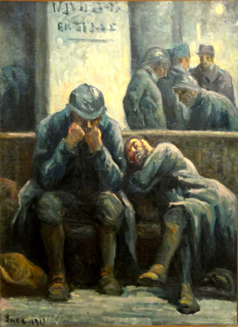 Poilus am Gare de l'Est - Maximilien Luce
