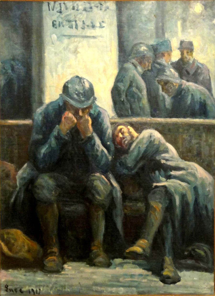 Poilus am Gare de l'Est - Maximilien Luce