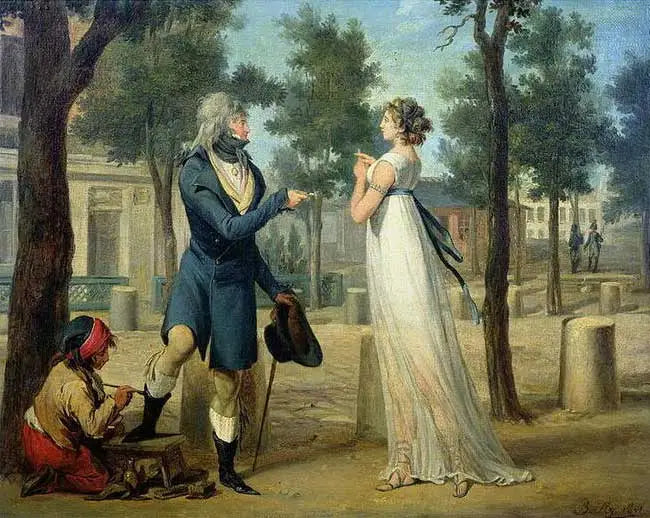 Punkt der Vereinbarung - Louis-Léopold Boilly