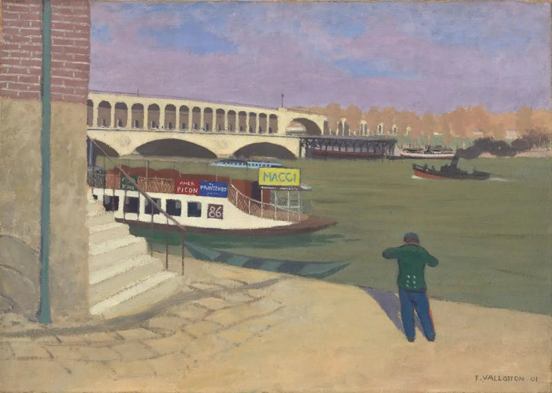 Point du Jour, Seine-Ufer - Félix Vallotton