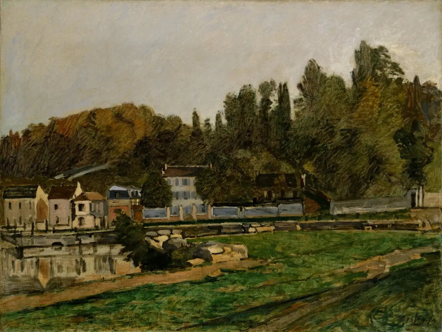 Wasserstellen in Marly - Alfred Sisley
