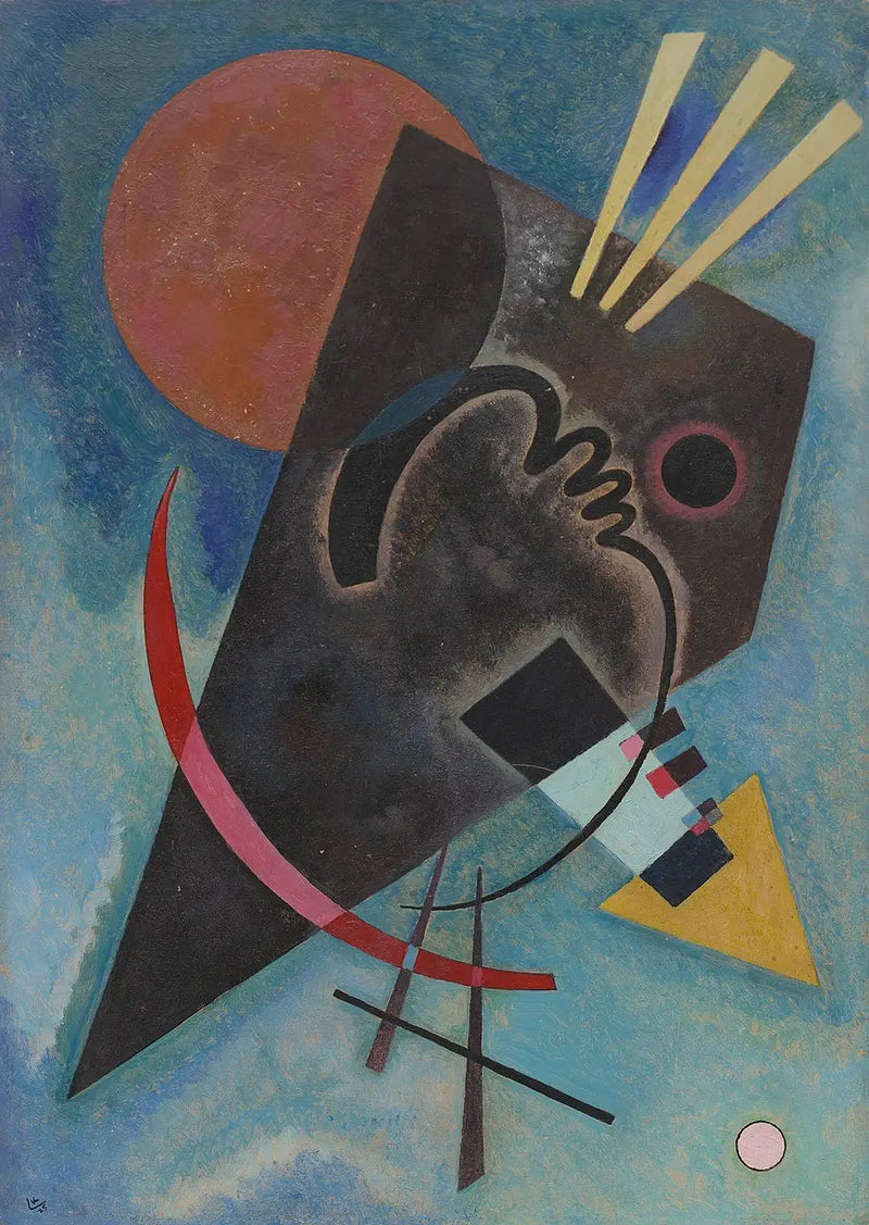 Spitz und rund - Vassily Kandinsky