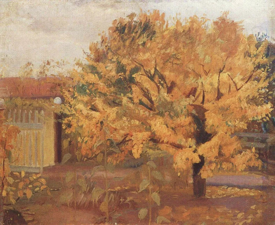 Birnbaum im Vorgarten - Anna Ancher