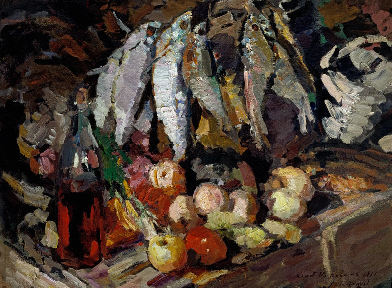 Fisch, Wein, Obst – Konstantin Korovin