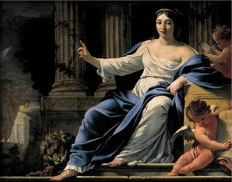 Polymnie, Muse der Beredsamkeit - Simon Vouet
