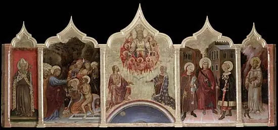 Polyptychon der Fürbitte - Gentile da Fabriano
