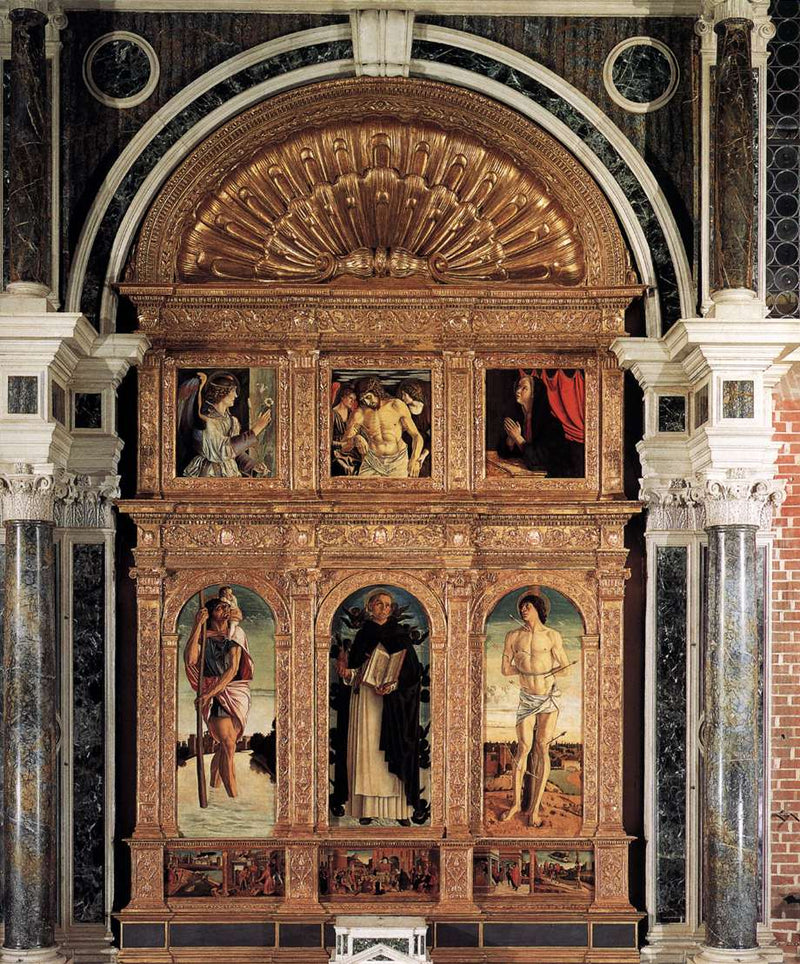 Polyptychon Sankt Vinzenz Ferrier - Giovanni Bellini