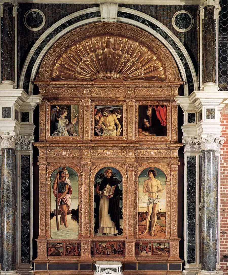 Polyptychon Sankt Vinzenz Ferrier - Giovanni Bellini
