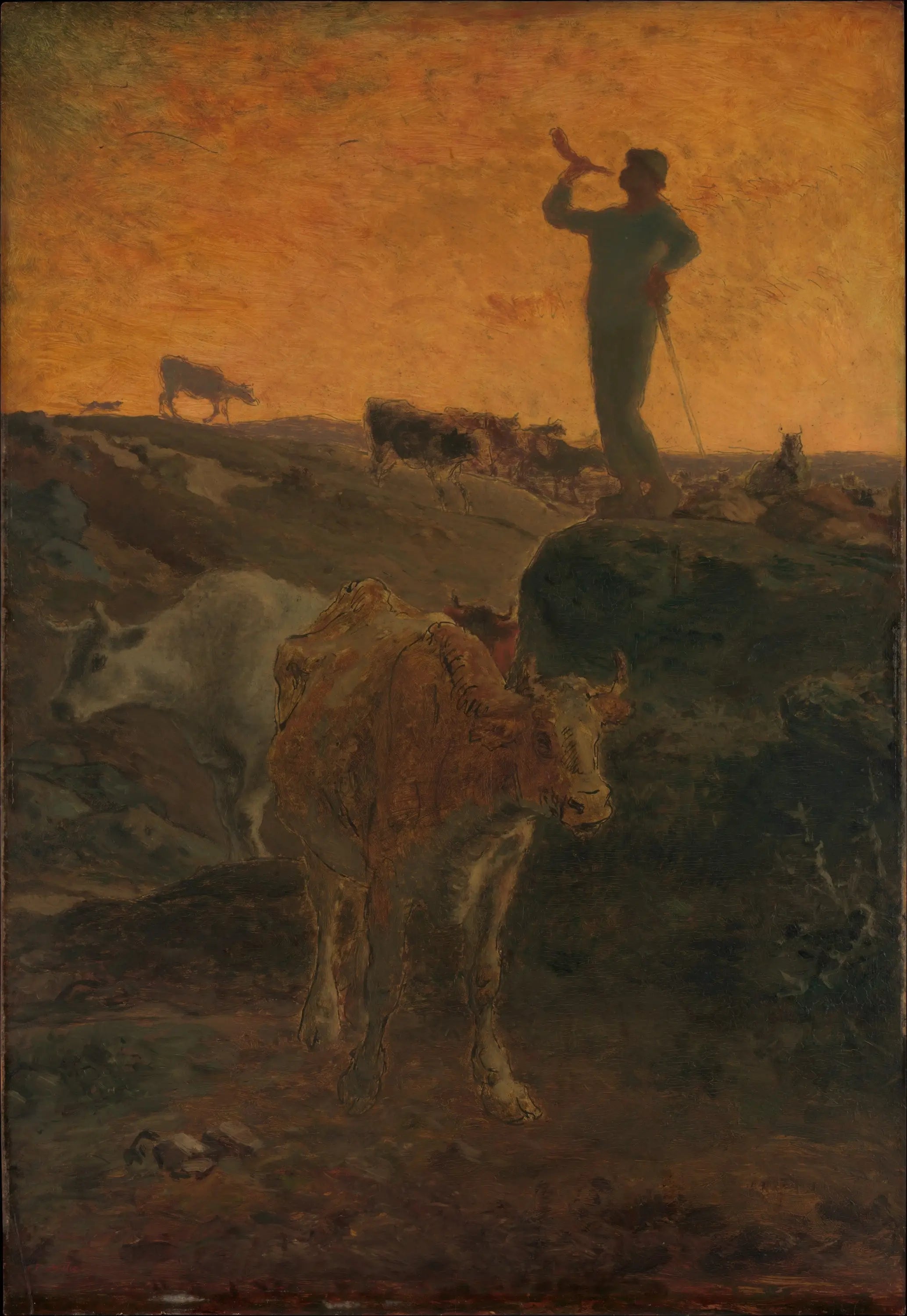 Pomme de terre - Jean-François Millet image 1 tableau peint à l’huile sur toile