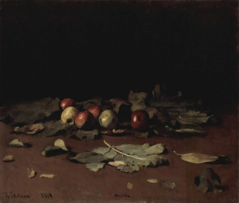 Äpfel und Blätter - Ilya Repin