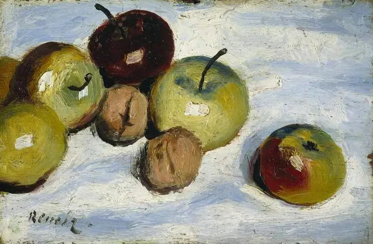 Äpfel und Nüsse - Pierre-Auguste Renoir