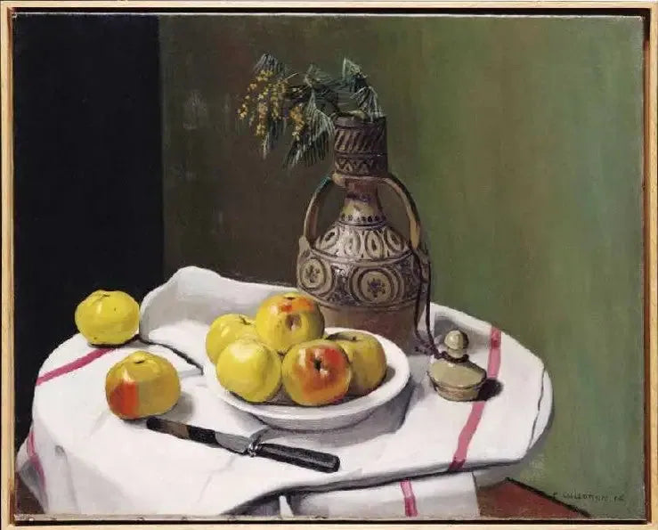 Äpfel und marokkanische Vase - Félix Vallotton