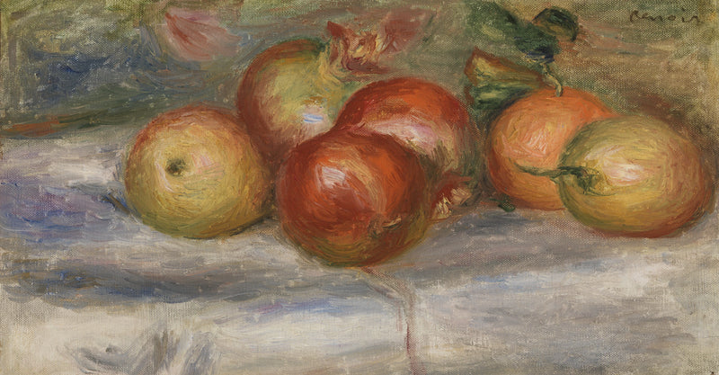 Äpfel, Orange und Zitrone (Äpfel, Orangen und Zitronen) - Pierre-Auguste Renoir