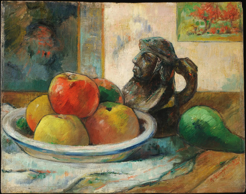 Äpfel, Birne und Keramik - Paul Gauguin