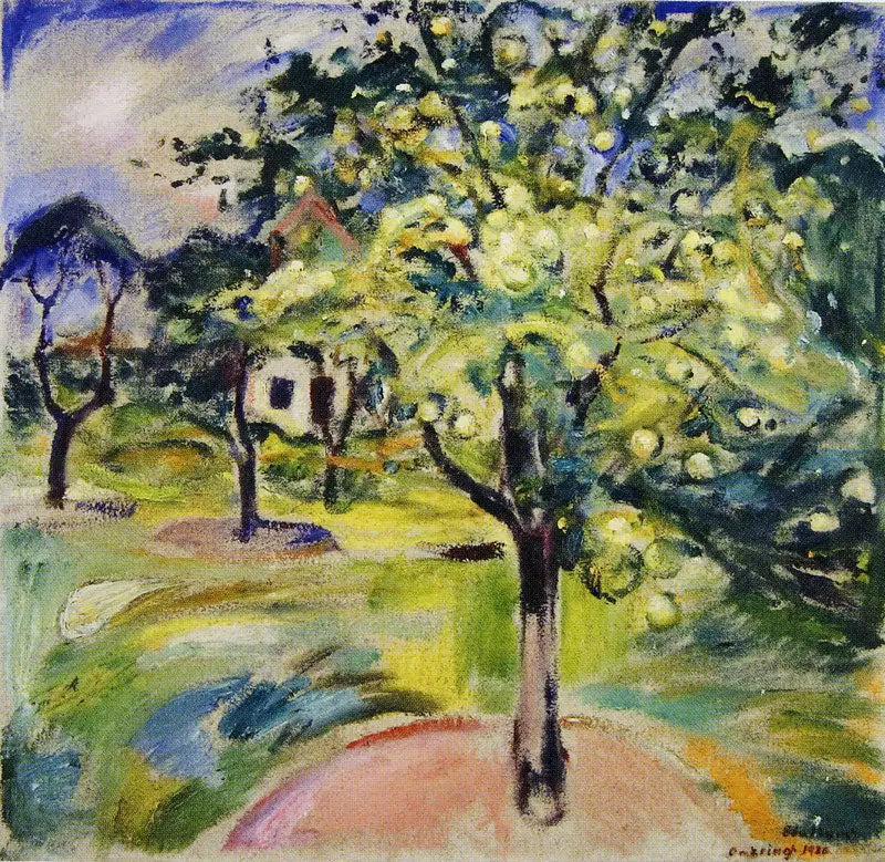 Apfelbaum im Garten von Ekely - Edvard Munch