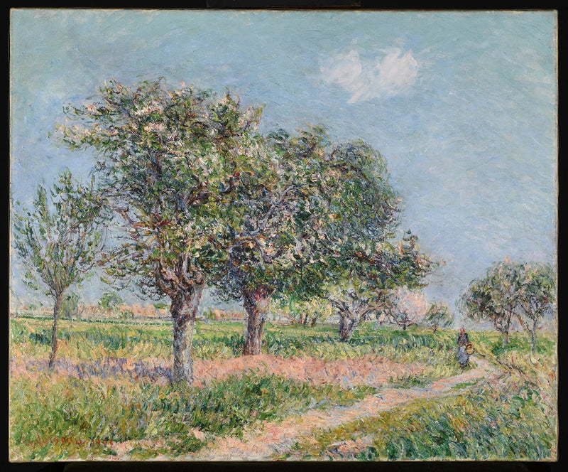Pommiers en fleurs en Normandie - Gustave Loiseau