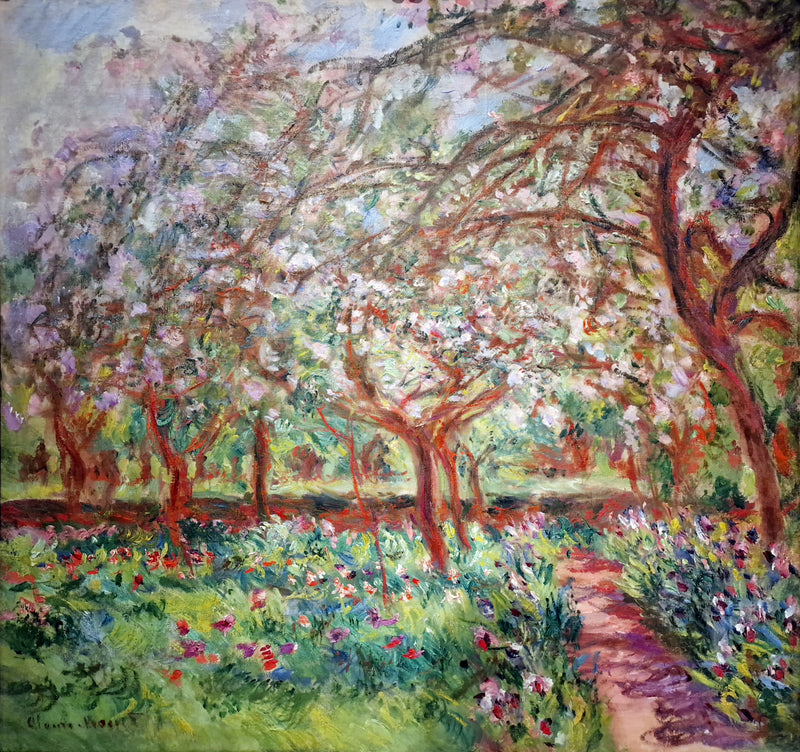 Die blühenden Apfelbäume - Claude Monet
