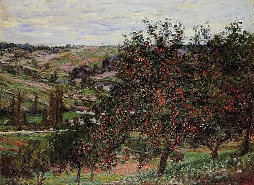 Apfelbäume bei Vétheuil - Claude Monet