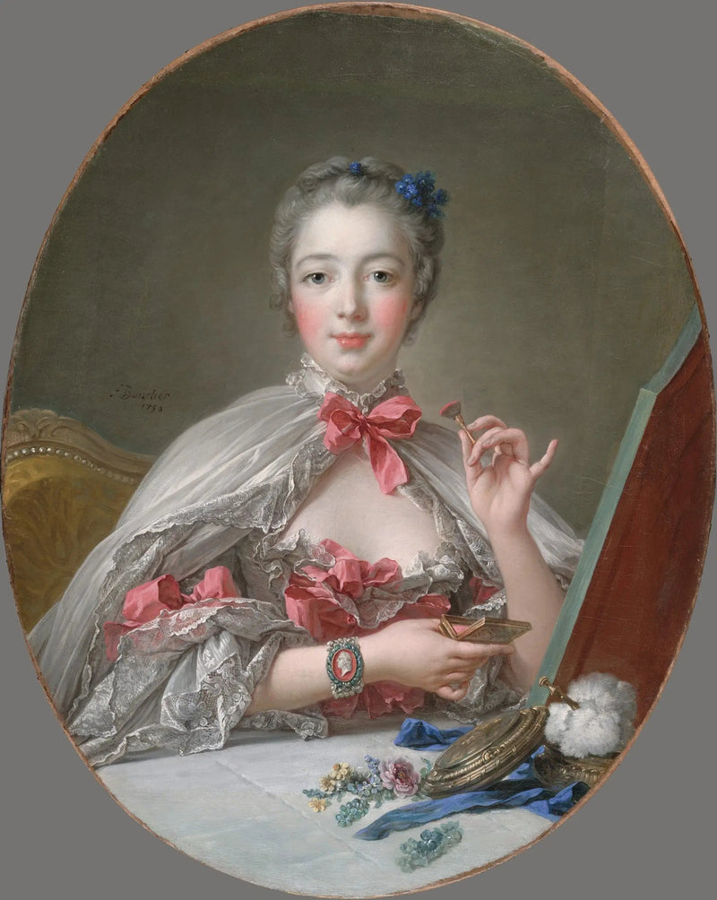 Pompadour bei ihrer Toilette - François Boucher