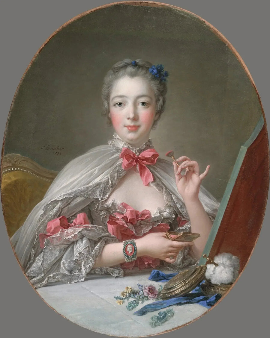 Pompadour bei ihrer Toilette - François Boucher