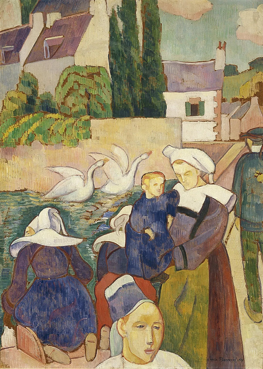 Brücke bei Pont-Aven - Émile Bernard
