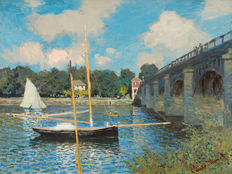 Die Argenteuil-Brücke W312 - Claude Monet