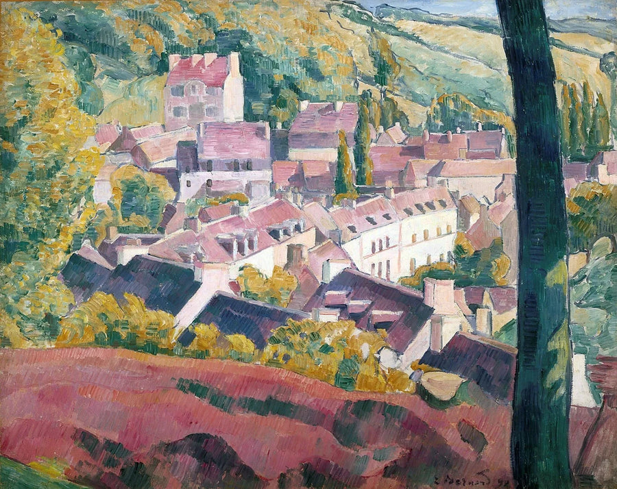 Pont-Aven gesehen vom Bois d'Amour - Émile Bernard