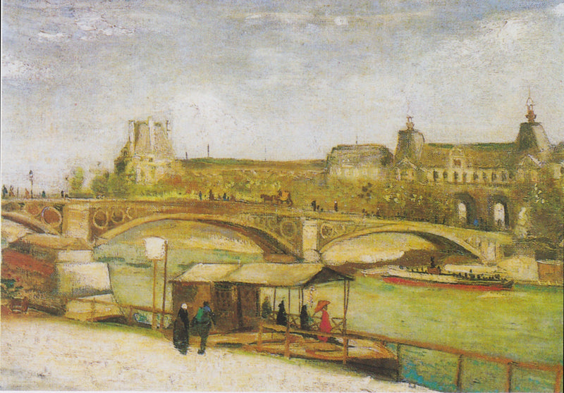 Pont du Carrousel und Louvre - Vincent van Gogh