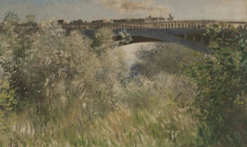 Die Chatou-Brücke W367 - Claude Monet