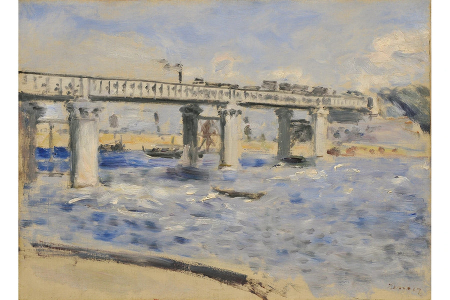 Eisenbahnbrücke in Argenteuil - Pierre-Auguste Renoir