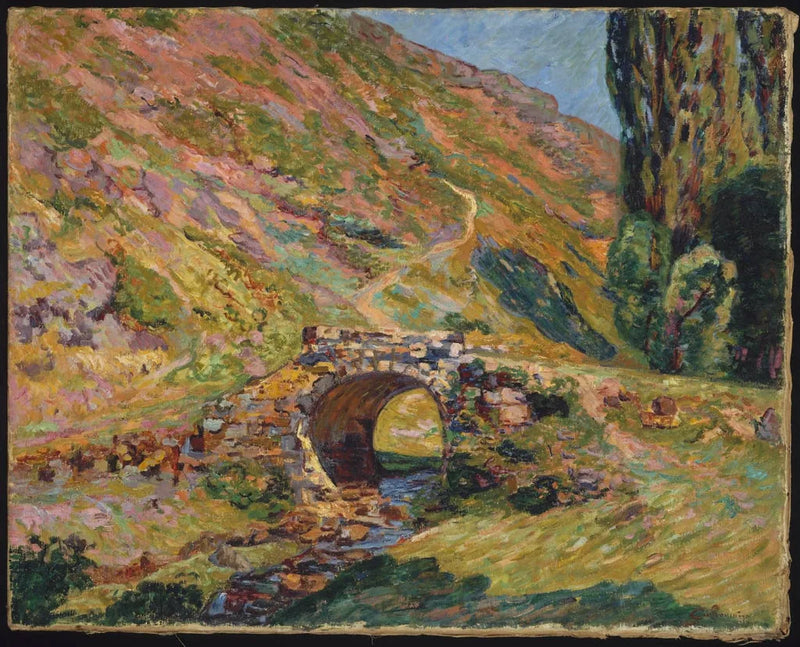 Brücke in den Bergen - Armand Guillaumin