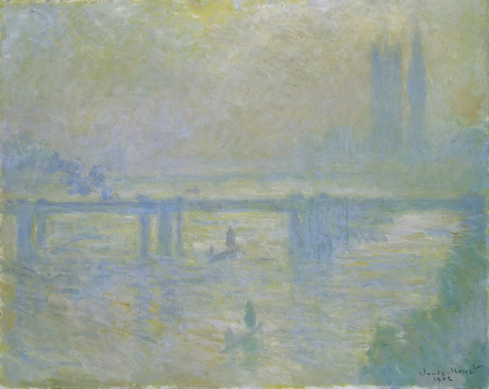 Pont de Charing - Claude Monet image 1 reproduction artisanale de tableau