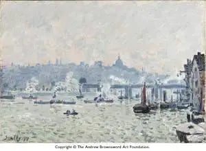 Charing Cross Brücke - Alfred Sisley