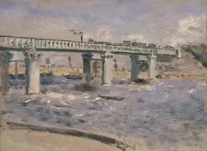 Eisenbahnbrücke in Argenteuil - Pierre-Auguste Renoir