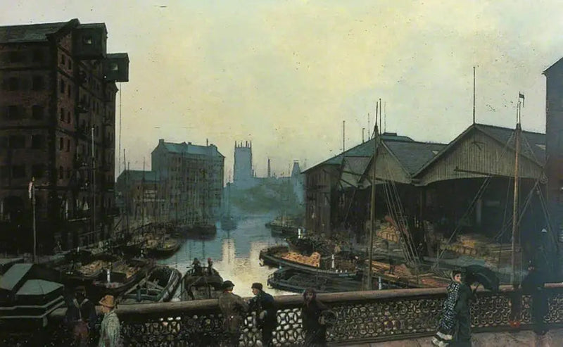Leeds-Brücke - John Atkinson Grimshaw
