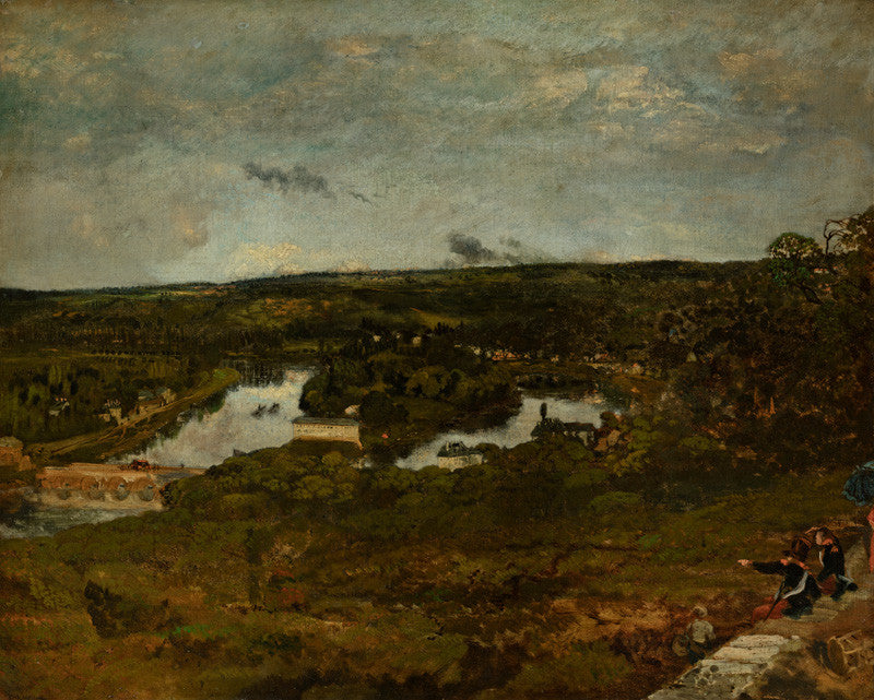 Pont de pierre près de Meudon - Théodore Rousseau