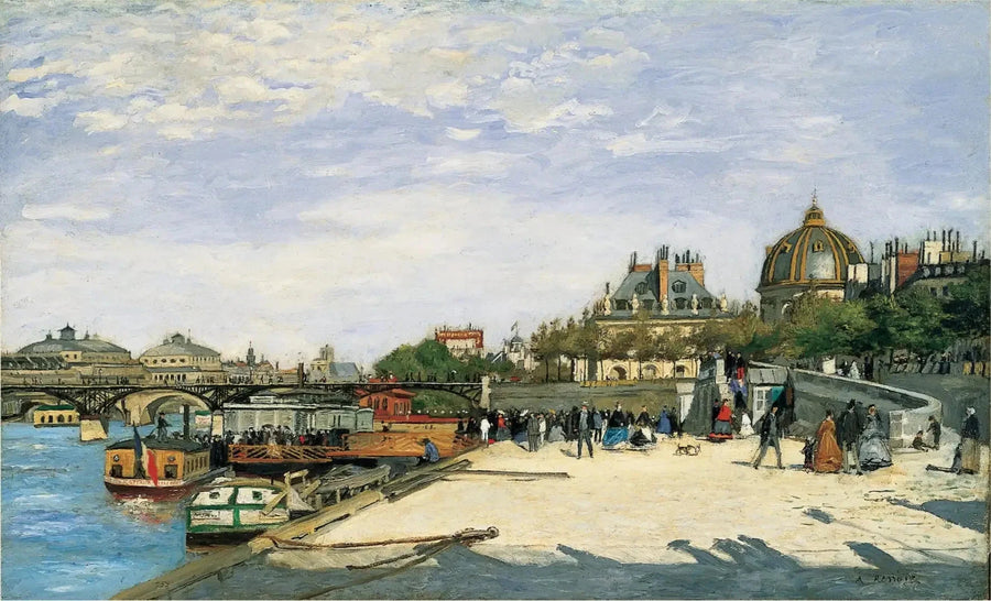 Die Pont des Arts und des Instituts - Pierre-Auguste Renoir