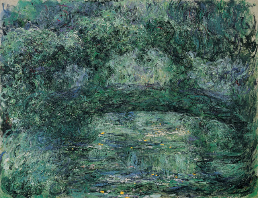 Die japanische Brücke - Claude Monet