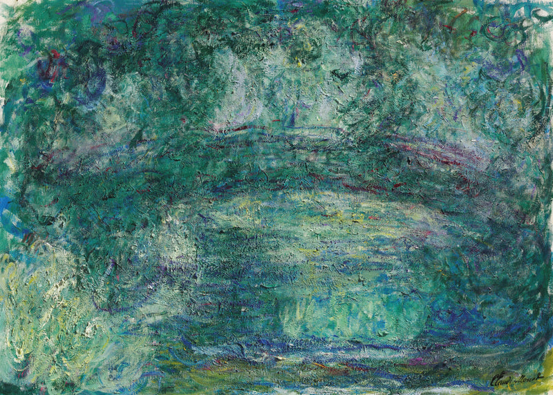 Die japanische Brücke - Claude Monet