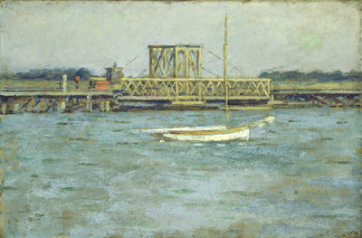 Pont-levis - Long Branch R. R. - Theodore Robinson - Alpha Reproduction