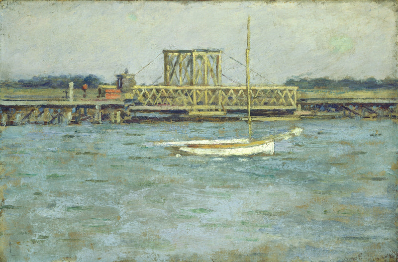 Zugbrücke - Long Branch R. R. - Theodore Robinson