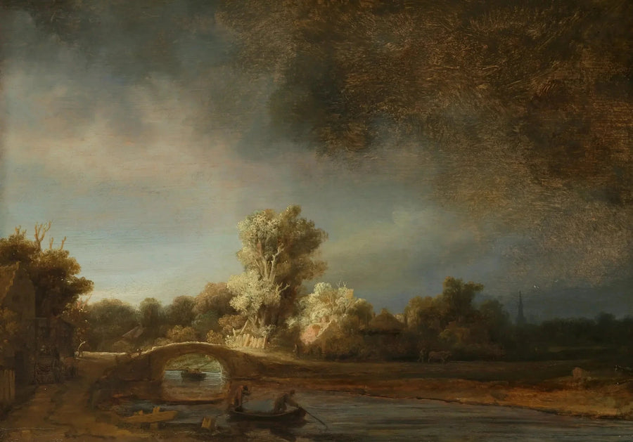 Die Steinbrücke - Rembrandt