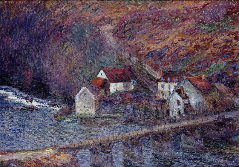 Die Vervy Bridge W1234 - Claude Monet