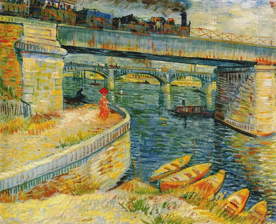 Die Brücken von Asnières - Vincent van Gogh