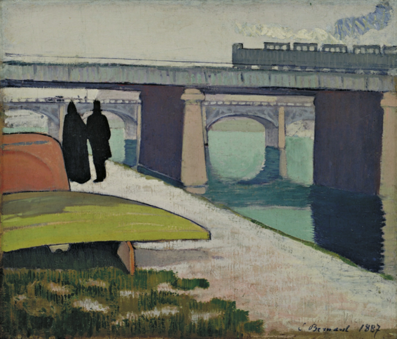 Eisenbrücken in Asnières - Émile Bernard