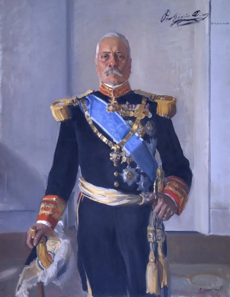 Porfirio Díaz, ehemaliger Präsident von Mexiko - Joaquín Sorolla