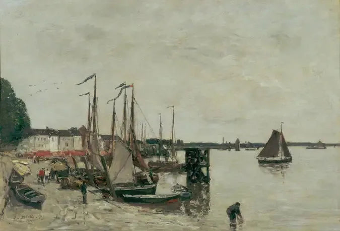 Hafen von Antwerpen - Eugène Boudin
