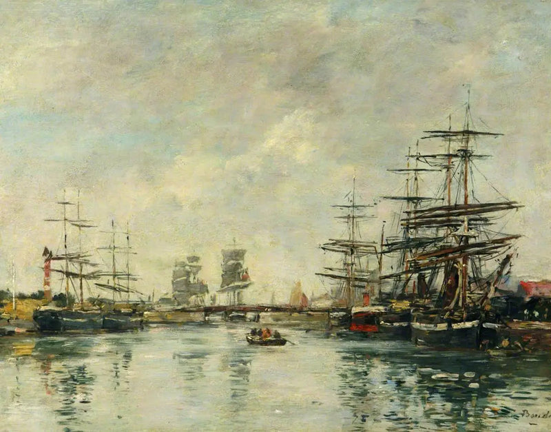 Hafen von Honfleur - Eugène Boudin